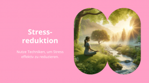 Ein entspannendes Bild, das Techniken wie Meditation darstellt, die zur Stressreduktion beitragen. Dies gehört zu der 7-Wege-Strategie, um langfristig die Entscheidungsfähigkeit zu stärken.