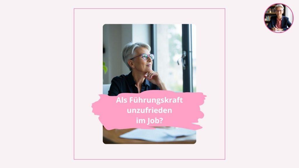 Titelbild: Als Führungskraft unzufrieden im Job